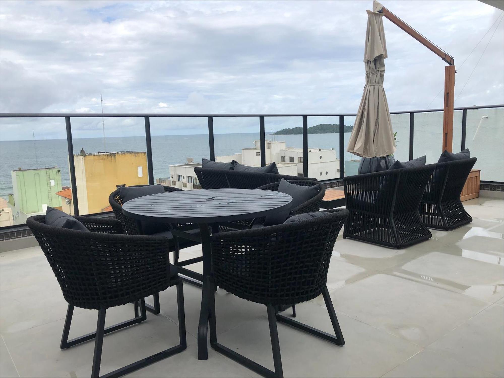 Departamento Con Vista Al Mar En Villa Francione 506 Bombinhas Exterior foto